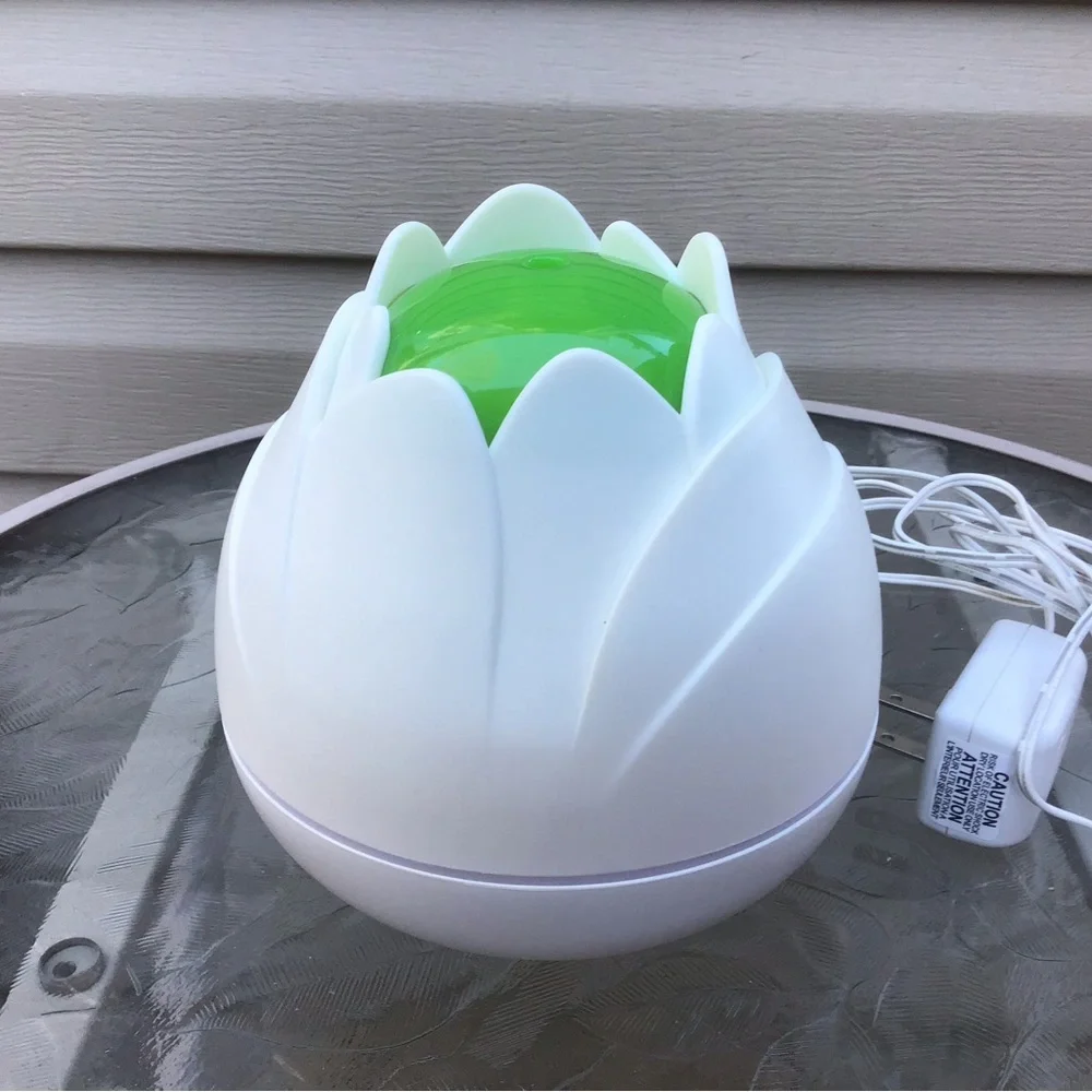 SPAROOM Ultrasonic Fragrance Diffuser ‘Lotus Mist’ + Essential Oils, All EUC!